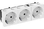 OBO-Bettermann 6120123 Розетка 3-м 3х2К+3 под углом 33град. шторки 16А 250В