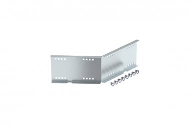 Фотография товара 'OBO-Bettermann 6227910 Комплект соединительный для лотка угловой 45град. H160'