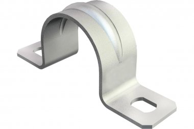 Фотография товара 'OBO-Bettermann 1018191 Скоба крепежная двухлапковая d19мм 605 19 G'