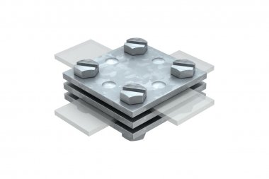 Фотография товара 'OBO-Bettermann 5314615 Соединитель полосы крест'