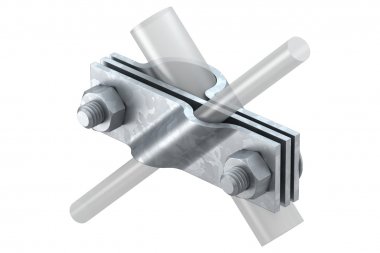 Фотография товара 'OBO-Bettermann 5001641 Клемма универс. для стержня заземл. 2760 20 FT'