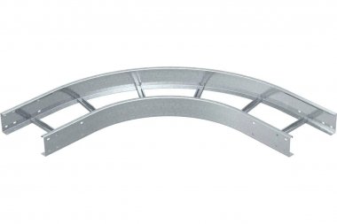 Фотография товара 'OBO-Bettermann 6312438 Угол для лотка горизонт. 90град. 200х110'