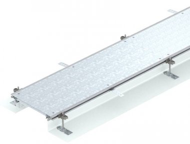 Фотография товара 'OBO-Bettermann 7424002 Секция кабель-канала глухая 2400х300х140мм'