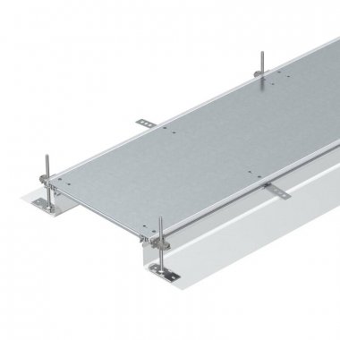 Фотография товара 'OBO-Bettermann 7424044 Секция кабель-канала глухая с фиксаторами 2400х400х140мм'