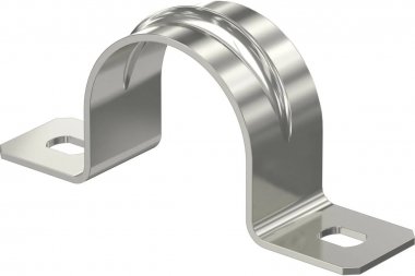 Фотография товара 'OBO-Bettermann 1018717 Скоба крепежная двухлапковая d50мм'