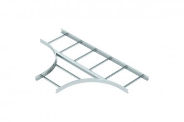 Фотография товара 'OBO-Bettermann 6213786 Секция Т-образная лестничного лотка 60х400мм R=500мм 6'