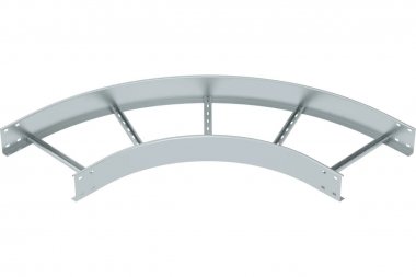 Фотография товара 'OBO-Bettermann 6217776 Секция угловая 90град. лестничного лотка 110х400мм R=500мм'