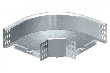 Фотография товара 'OBO-Bettermann 7126127 Угол для лотка горизонтальный 90град. 100х85'