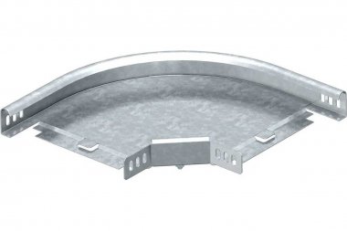 Фотография товара 'OBO-Bettermann 7124236 Угол для лотка горизонтальный 90град. 200х35'