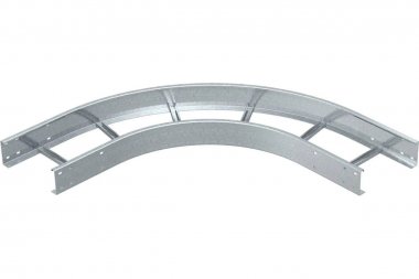 Фотография товара 'OBO-Bettermann 6312446 Угол для лотка горизонт. 90град. 300х110'