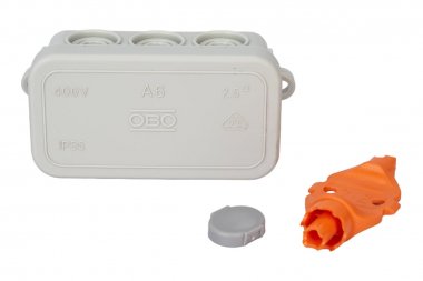 Фотография товара 'OBO-Bettermann 2000001 Коробка распределительная 80х43х36мм IP55 A6'