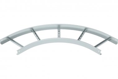 Фотография товара 'OBO-Bettermann 6211456 Секция угловая 90град. лестничного лотка 60х500мм R=500мм'