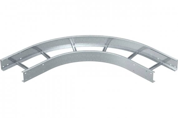 Фотография товара 'OBO-Bettermann 6312357 Угол для лотка горизонт. 90град. 400х110'