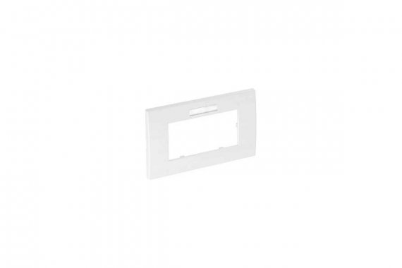 Фотография товара 'OBO-Bettermann 6119352 Рамка 2-м Modul45 84х140мм горизонт. с полем для маркировки'