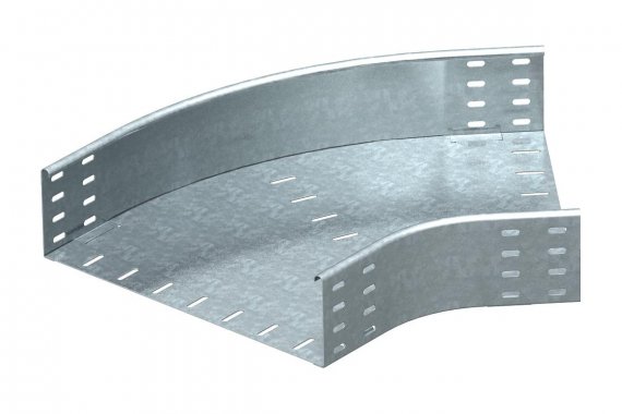 Фотография товара 'OBO-Bettermann 7068409 Угол для лотка горизонтальный 45град. 400х110'