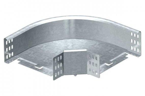 Фотография товара 'OBO-Bettermann 7001800 Угол для лотка горизонтальный 90град. 300х85'