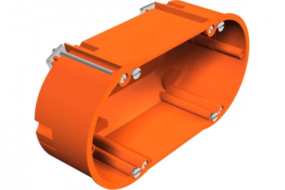 Фотография товара 'OBO-Bettermann 2003422 Коробка монтажная 2-м 138х68х50мм'