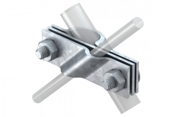 Фотография товара 'OBO-Bettermann 5001641 Клемма универс. для стержня заземл. 2760 20 FT'