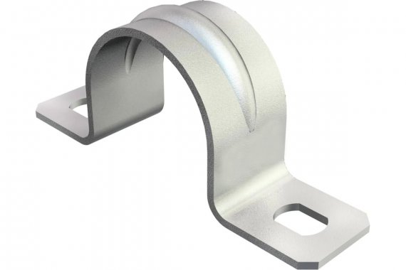 Фотография товара 'OBO-Bettermann 1018167 Скоба крепежная двухлапковая d16мм 605 16 G'