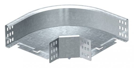 Фотография товара 'OBO-Bettermann 7001789 Угол для лотка горизонтальный 90град. 200х85'