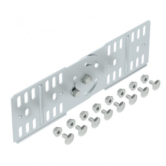 Фотография товара 'OBO-Bettermann 7082029 Комплект для кабельного лист. лотка соединительный шарнирный H=85мм'