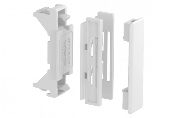 Фотография товара 'OBO-Bettermann 6113030 Соединитель крышки для кабель-канала Rapid 45-2 53х100/160мм'