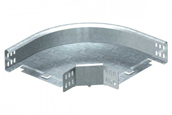 Фотография товара 'OBO-Bettermann 7125220 Угол для лотка горизонтальный 90град. 200х60'