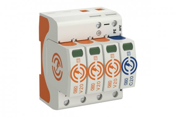 Фотография товара 'OBO-Bettermann 5095253 Устройство защиты от импульсных перенапр. УЗИП 280В'