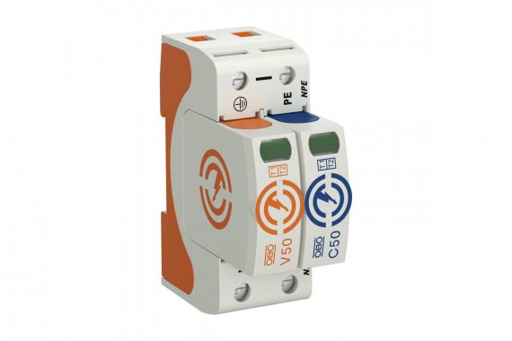 Фотография товара 'OBO-Bettermann 5093522 Устройство защиты от импульсных перенапр. УЗИП 280В'