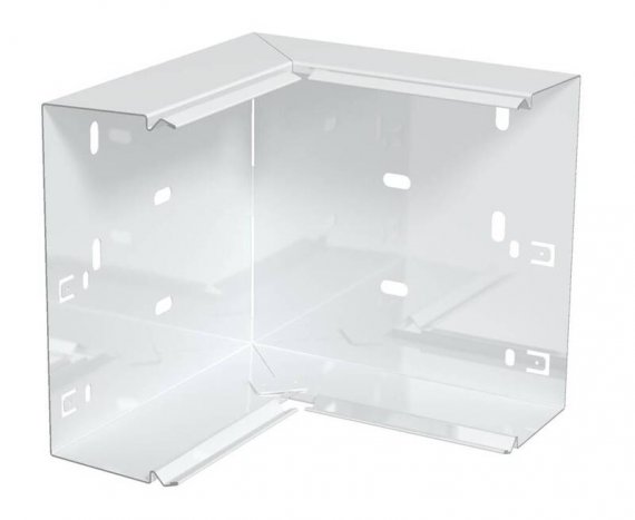 Фотография товара 'OBO-Bettermann 6249647 Угол внутренний для короба 90град. 180х180мм'