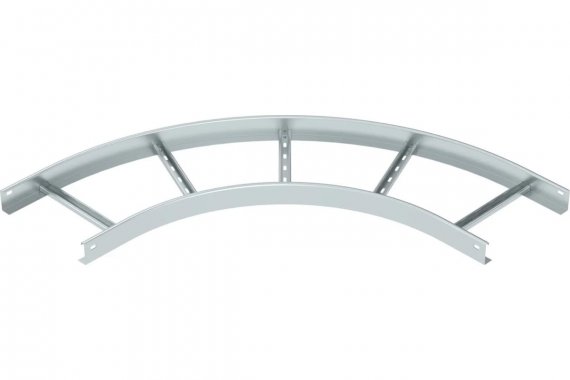 Фотография товара 'OBO-Bettermann 6211452 Секция угловая 90град. лестничного лотка 60х300мм R=500мм'