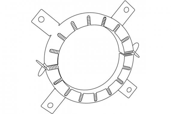 Фотография товара 'OBO-Bettermann 7202207_V1 Манжета для трубы 155х26.6'