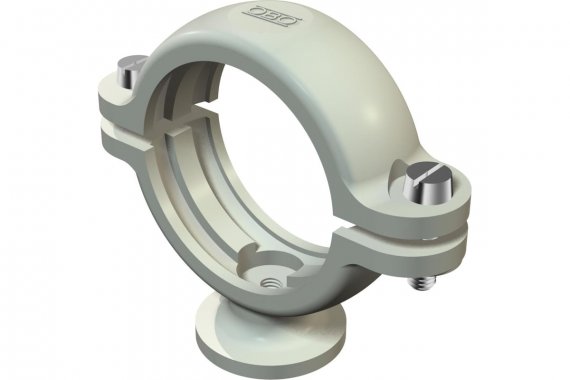 Фотография товара 'OBO-Bettermann 2130254 Скоба крепежная цокольная d22.5-25мм'