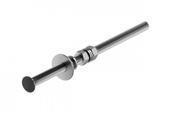 Фотография товара 'OBO-Bettermann 5408973 Штанга резьбовая М16 L430 для треножных штативов'