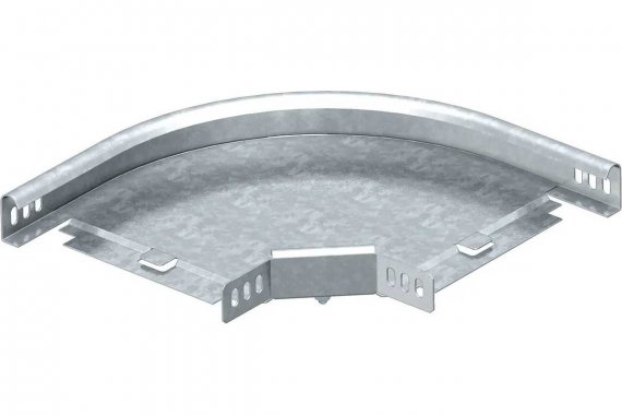 Фотография товара 'OBO-Bettermann 7124236 Угол для лотка горизонтальный 90град. 200х35'