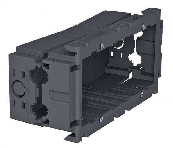 Фотография товара 'OBO-Bettermann 6288611 Коробка монтажная 2-м 160х76х51мм'