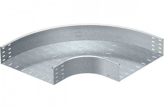 Фотография товара 'OBO-Bettermann 7001851 Угол для лотка горизонтальный 90град. 600х85'