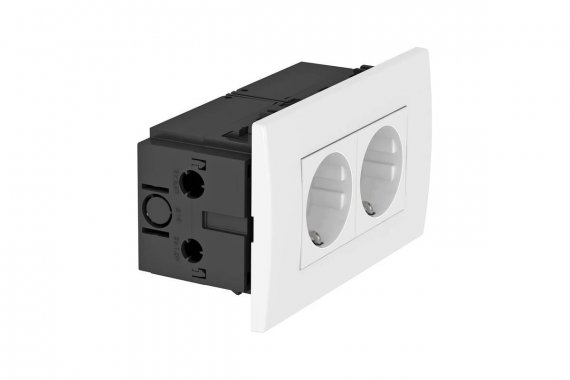 Фотография товара 'OBO-Bettermann 6119407 Блок розеточный 2-м AR45 2хModul45'